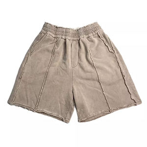 <b>Top</b> Quality Wholesale High Quality Designer <b>Distressed</b> French Terry Cotton Sweat Jogger Shorts - Product Image 6