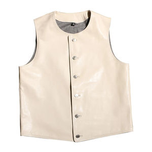 เสื้อกั๊กมอเตอร์ไซค์หนังแท้ ดีไซน์ใหม่ แฟชั่น แขนยาว กันน้ำ ระบายอากาศ คุณภาพสูง สำหรับผู้ชาย - Product Image 3