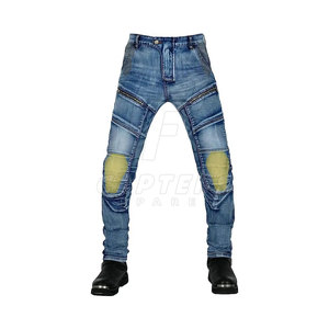 Vente en ligne de pantalons jeans moto style unique 2025 Pantalons jeans moto respirants pour hommes - Product Image 3
