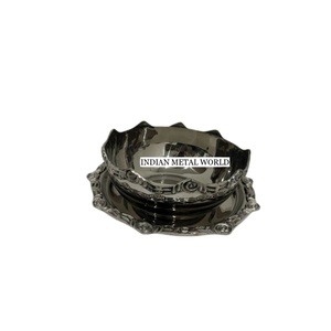 Venta al por mayor de cuencos de metal decorativos para el hogar, dulces de mesa, dulces, cuenco para servir para regalos de boda y Festival - Product Image 2