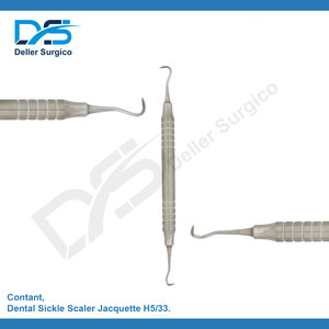 Raspador Dental de Hoz Jacquette H5/33 Instrumentos Periodontales Terminados Curetas Dentales Gracey Periodontal Quirúrgico - Product Image 2