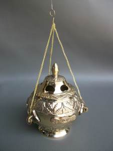 Soporte de incienso de latón hecho a mano de aspecto antiguo con bandeja de Metal sólido para Stick Burn Home Decor Uso diario Artículo de regalo y Esquina de yoga - Product Image 3