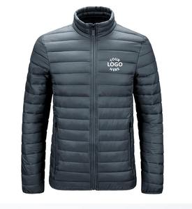 Fabricant de vêtements d'hiver sur mesure, veste matelassée à col montant, veste gonflée grande taille pour hommes - Product Image 2