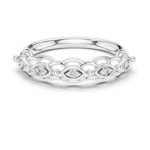 Bague en diamant de laboratoire marquise 0,06 CT pour femme, clarté VVS-VS EF, or 18 carats, 14 carats, 10 carats et argent 925, or rose, or jaune, or blanc - Product Image 2