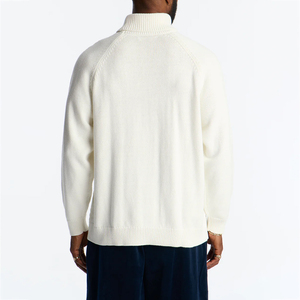 Wholesale High Quality Spandex/Polyester/Cotton Turtleneck Shirts <b>Men</b> Customizable Logo Embroidery Regular Fit Knitted Quick Dry - Product Image 5
