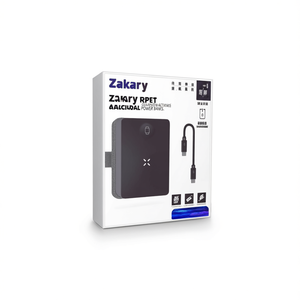 Power Bank Promozionali Sostenibili in RPET Zakary per Ricarica Dispositivi Elettronici - Product Image 2