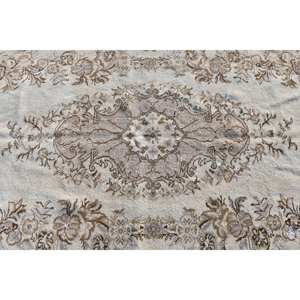 พรมข้างเตียงขนแกะสำหรับห้องนอนพรมข้างเตียงพรมขน9.4ft พรมปูพื้นขนาดใหญ่พรมตุรกีโบราณสีน้ำตาลเบจคลาสสิค5.7ชิ้น - Product Image 5