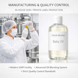 Aceite para Bebés de Marca Privada OEM, Fabricante de Productos Suaves para el Cuidado del Bebé, Aceite Corporal Hidratante para Piel Sensible, Fórmula Natural para el Cuidado de la Piel Infantil - Product Image 4