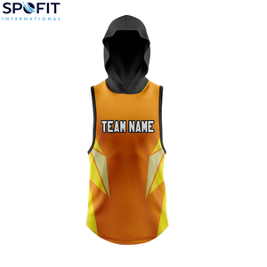 Maillot de compression sans manches à capuche 7v7, haute qualité, grande taille, respirant, uniforme facile à porter, maillot de football américain - Product Image 3