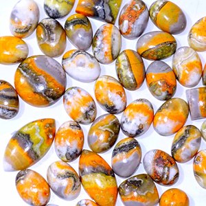Cuarzo Abejorro Natural Pulido de Calidad AAA+, Piedra Preciosa Suelta de Tamaño Libre, Cabujón, Lote al por Mayor, Fabricación de Joyería Fina - Product Image 3