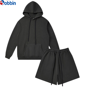 ชุดจ็อกเกอร์แบบใหม่ ยูนิเซ็กซ์ สกรีนโลโก้ได้  แฟชั่นฤดูใบไม้ร่วง ระบายอากาศ แห้งเร็ว เสื้อฮู้ด กางเกงขาสั้น ซับในขนแกะ แขนยาว ไซส์พลัส - Product Image 3