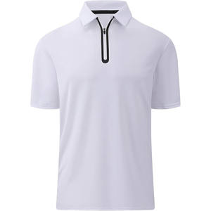 High Quality Men's for Polo Shirt Latest Design Breathable Casual Wear Low MOQ Customized Plus Size Customizable Options - Product Image 1