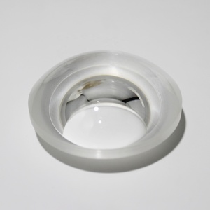 Lentille optique en menisque BK7 OEM avec revêtement AR / <span class=keywords><strong>BBAR</strong></span> / V-Coat en option pour les systèmes d'imagerie laser et de projection - Product Image 1