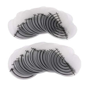 Protectores Térmicos para Extensiones de Cabello con Queratina, 50 Piezas, Pinzas de Plástico con Bolsa de Pegamento - Product Image 1