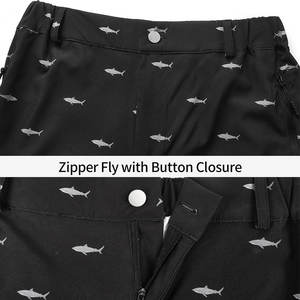 Pantalones Cortos de Playa para Hombre, con Cintura Elástica, Estampados, Transpirables, Casuales, para Verano, Pesca, con Decoración de Patrón Sólido - Product Image 5