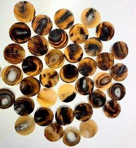 Ébauches de boutons en corne de vache/buffle fabriquées à la main couleur naturelle de haute qualité écologique pour l'industrie du vêtement par FWE - Product Image 6