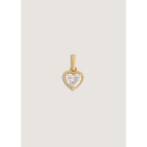 Colgante de Diamante con Corazón Acanalado Solis, Elegante y con Estilo - Product Image 1
