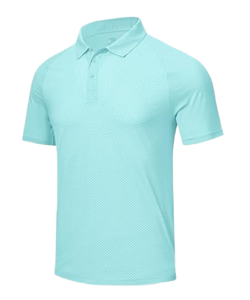 Chemises polo personnalisées de haute qualité pour hommes en polyester 100% à manches courtes, broderie personnalisée, t-shirt polo, chemise polo - Product Image 1