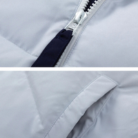 Doudoune matelassée 25-26 The North Summer Parka Slim Respirante Coupe-vent Rembourrée en Coton Logo Personnalisé UNISEXE