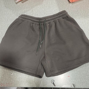 Ensemble de shorts en éponge française pour femmes, en coton, en molleton lourd et décontracté pour femmes, ensemble de shorts confortables pour femmes, shorts grande taille - Product Image 4