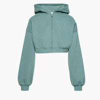 Ensemble de survêtement pour femme personnalisé avec logo, style décontracté, en molleton 100% coton, avec sweat à capuche et pantalon de jogging évasé pour l'hiver