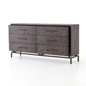 Irect-cajonera de madera para dormitorio, mueble de 6 cajones para almacenamiento en sala de estar y dormitorio - Product Image 2
