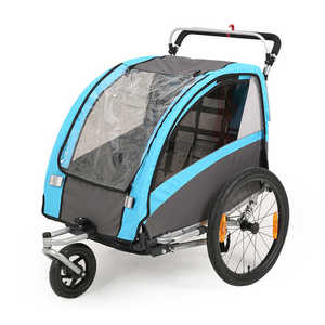 ACHETER DROIT OEM Cadre en acier de haute qualité Remorque de vélo pour enfant Remorque de vélo pour bébé avec structure pliable Modèle BT-603 - Product Image 1