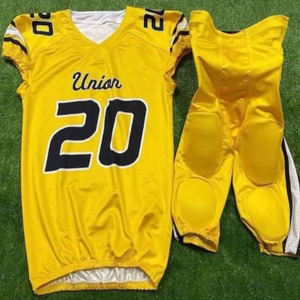 Bordado por sublimación de sarga de aparejos de uniforme de fútbol americano | Uniforme de fútbol americano de alta calidad - Product Image 1