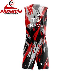 Ensembles de basketball et shorts sur mesure, sublimation intégrale, maillots de basketball d'équipe, séchage rapide, uniformes de basketball pour hommes - Product Image 1