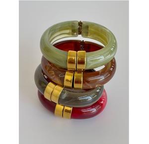 Premium Durable Round Shape Resin Bangles Comfortable Fit with Attractive Shiny Look for Daily Wear Stylish Fashion <b>Accessory</b> - Product Image 1