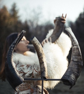 Bukkehorn งานแฮนด์เมดคุณภาพเสียงระดับพรีเมียมและงานฝีมือศิลปะที่สมบูรณ์แบบสำหรับกิจกรรมและงานเฉลิมฉลองทั้งหมด - Product Image 1