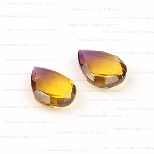 Proveedor de confianza Bio turmalina doble cuarzo 10x14mm forma ovalada Briolette cuentas piedras preciosas sueltas para hacer joyas DIY hallazgos - Product Image 1