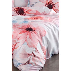 Varol Luxury Floral Satin Duvet Cover <b>Set</b> 300TC for King Queen or Twin Sizes-CASILDA Woven <b>Comforter</b> for Home or Wedding Use - Product Image 2