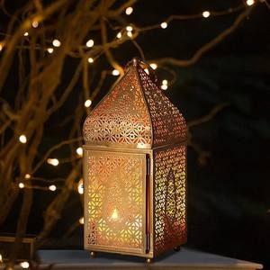 Petite lanterne en verre gaufré coloré Style unique pour les fêtes et autres occasions Cadeaux décoratifs à la mode - Product Image 5