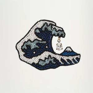 Broches en tissu chenille de haute qualité avec fil de broderie, dentelle brodée personnalisable, prix bas # 00756 - Product Image 6