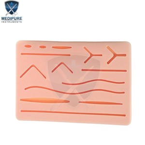 Modèle d'entraînement médical réutilisable en silicone de qualité supérieure pour la pratique et les compétences de suture, instruments chirurgicaux - Product Image 6