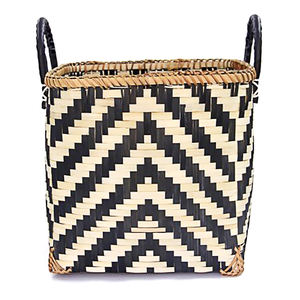 Panier de rangement pliable en bambou tressé à la main, écologique, design flexible, taille personnalisée, décoration intérieure, fabriqué au Vietnam - Product Image 6