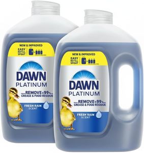 Recharge de savon à vaisselle Dawn Platinum, parfum Fresh Rain, détergent liquide puissant pour éliminer les graisses tenaces - Product Image 1