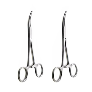 Pince à épiler incurvée Kelly 14 cm, à verrouillage, à pointe dentelée, hémostatique, en acier inoxydable, Classe médicale I, MEDIHEAL SURGICAL CORPORATION - Product Image 3