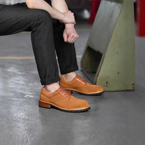 Chaussures habillées en cuir pleine fleur pour hommes – Style élégant pour le bureau et les occasions formelles - Product Image 1
