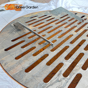 Metal Corten Acero Jardín Calefacción al aire libre Pozo de fuego redondo Personalizado Acero Corten de alta calidad para pozos de fuego de patio trasero - Product Image 4