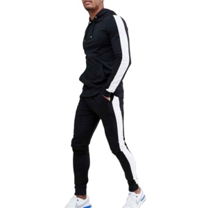 Ropa de calle, chándales de algodón 100% para hombre, logotipo personalizado de secado rápido, conjunto ligero para correr al aire libre - Product Image 1