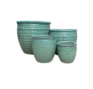 Pots de fleurs en céramique d'extérieur en gros / pots de fleurs de jardin de grande taille faits à la main pour la décoration de la maison et la pépinière - Product Image 5