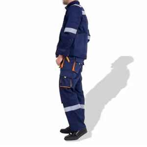 ชุดยูนิฟอร์มทำงานกันไฟทำจากผ้าฝ้ายมีสีและโลโก้ตามสั่ง - Product Image 2