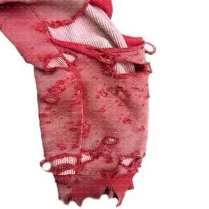 2024 Sweat à capuche personnalisé High Product Ripper Distressed Hoodie Rough Style Hole Hoodie - Product Image 5