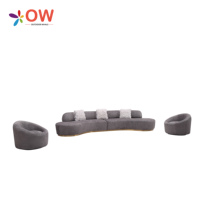 Juego de Sofás Chesterfield en Forma de L de Diseño Moderno y Simple, Tapizado en Tela con Esponja, para Sala de Estar, Dormitorio, Hotel, Muebles Modulares para Interiores