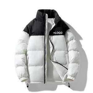 Custom Canvas Puffer Jacket Hooded Windproof Winter Parka for Unisex - Product Image 4