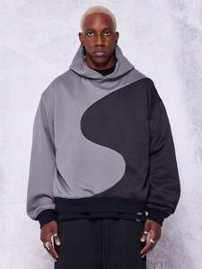 Sweat à capuche unisexe délavé à l'acide, vert délavé, tailles S-3XL, manches longues, poches, sans fermeture éclair - Product Image 3