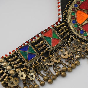 Vente chaude nouveaux bijoux anciens colliers faits à la main boucles d'oreilles ensembles de bijoux Style traditionnel afghan collier boucles d'oreilles ensemble - Product Image 3