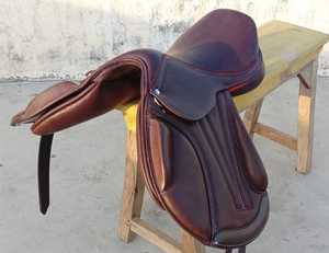Vente en gros OEM/ODM de selle de dressage et de saut en cuir premium tout usage personnalisé pour l'équitation avec arbre en plastique - Product Image 4
